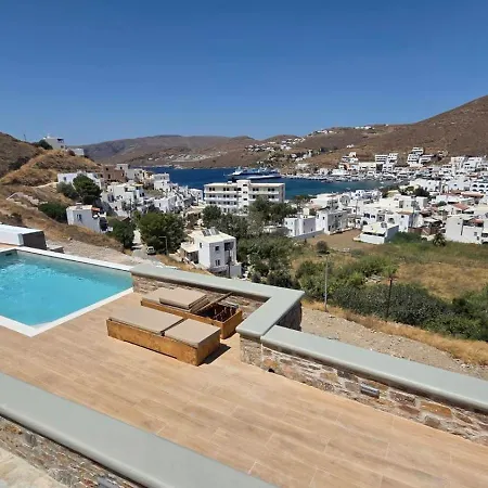 Viewport Kythnos με ιδιωτικα πισινακια-τζακουζι Lägenhet *